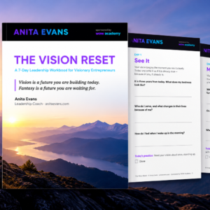 The Vision Reset - 7-Day Leadership Training Book